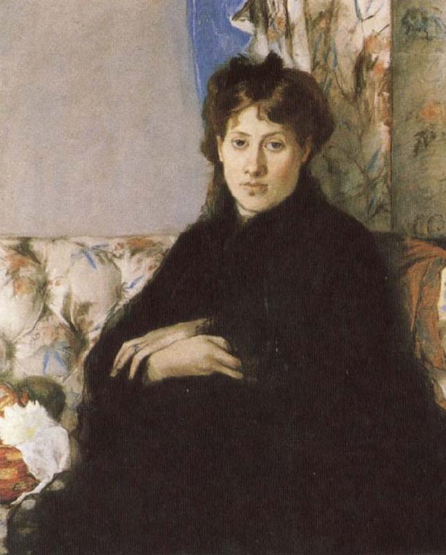 Berthe Morisot Portrait of Madme Pontillon china oil painting image